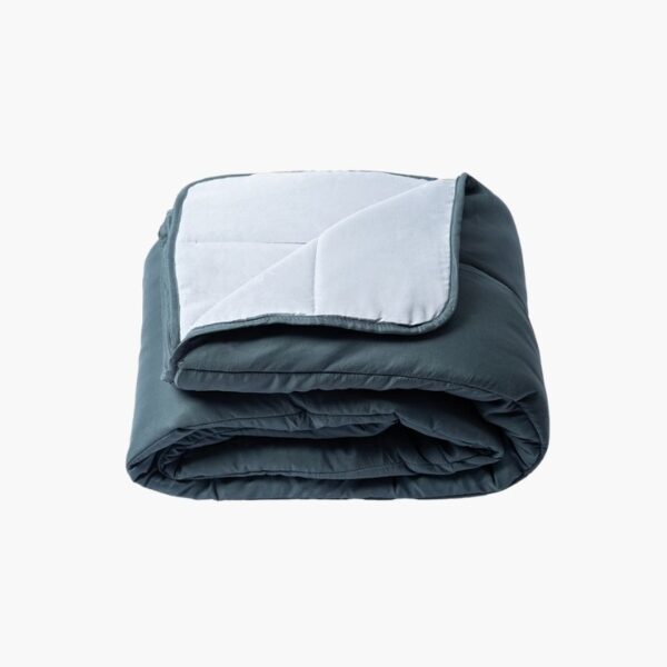 Couette Légère Reversible Gris Clair_Gris Foncé